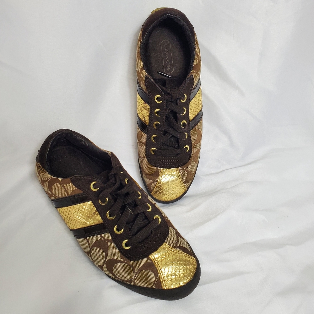 Coach Meagan Signature Logo Sneakers